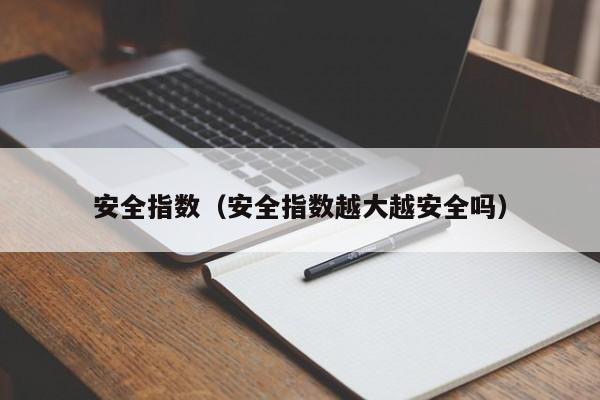 安全指数（安全指数越大越安全吗）