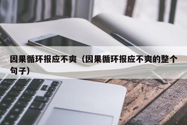 因果循环报应不爽（因果循环报应不爽的整个句子）