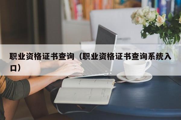 职业资格证书查询（职业资格证书查询系统入口）