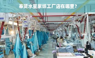  奉贤水星家纺工厂店在哪里？