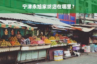 宁津永旭家纺店在哪里？