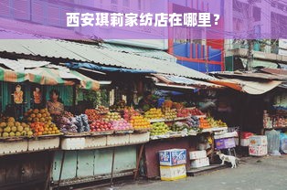 西安琪莉家纺店在哪里？