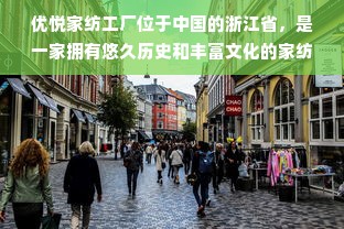 优悦家纺工厂位于中国的浙江省，是一家拥有悠久历史和丰富文化的家纺工厂。其地理位置优越，位于中国的经济中心之一，交通便利，有利于与国内外客户进行业务交流。