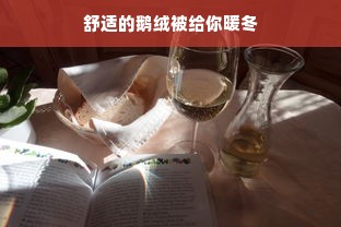 舒适的鹅绒被给你暖冬