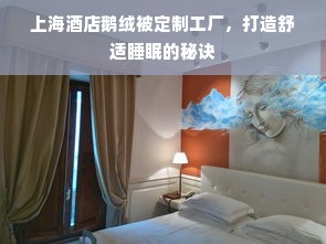 上海酒店鹅绒被定制工厂，打造舒适睡眠的秘诀