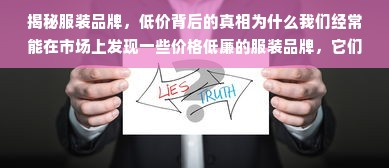 揭秘服装品牌，低价背后的真相为什么我们经常能在市场上发现一些价格低廉的服装品牌，它们是如何在保持质量的同时降低成本，从而让消费者享受到低价的诱惑呢？本文将带你走进服装品牌的内部世界，揭开低价背后的种种奥秘。