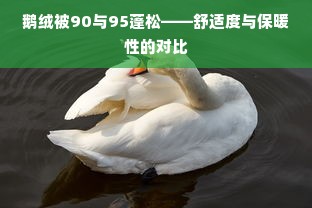 鹅绒被90与95蓬松——舒适度与保暖性的对比