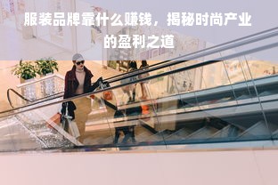 服装品牌靠什么赚钱，揭秘时尚产业的盈利之道