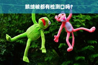 鹅绒被都有检测口吗？