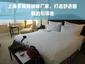 上海罗莱鹅绒被厂家，打造舒适睡眠的引领者