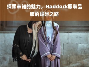 探索未知的魅力，Haddock服装品牌的崛起之路