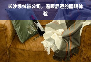 长沙鹅绒被公司，温暖舒适的睡眠体验