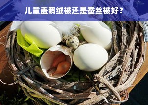 儿童盖鹅绒被还是蚕丝被好？