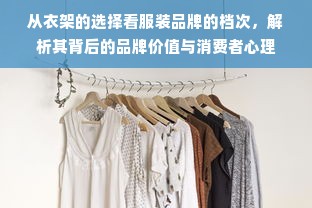 从衣架的选择看服装品牌的档次，解析其背后的品牌价值与消费者心理