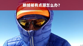 鹅绒被有点潮怎么办？