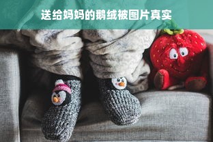 送给妈妈的鹅绒被图片真实