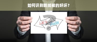 如何识别鹅绒被的好坏？