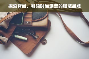 探索智尚，引领时尚潮流的服装品牌