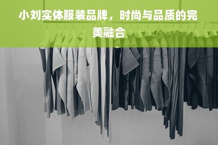 小刘实体服装品牌，时尚与品质的完美融合