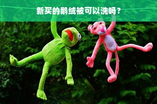 新买的鹅绒被可以洗吗？