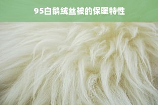 95白鹅绒丝被的保暖特性