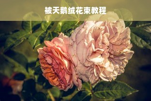 被天鹅绒花束教程