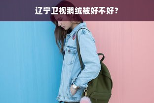 辽宁卫视鹅绒被好不好？