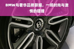 BMW与奢华品牌联姻，一场时尚与激情的碰撞