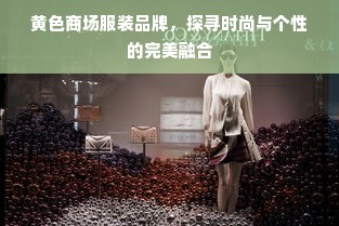 黄色商场服装品牌，探寻时尚与个性的完美融合