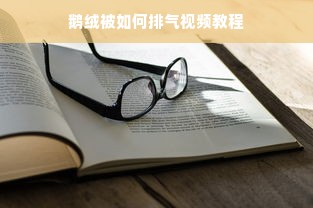 鹅绒被如何排气视频教程