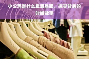 小公鸡是什么服装品牌，探寻背后的时尚故事