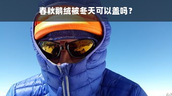 春秋鹅绒被冬天可以盖吗？