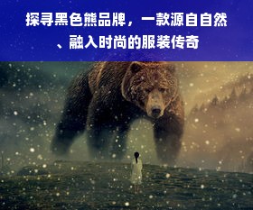 探寻黑色熊品牌，一款源自自然、融入时尚的服装传奇