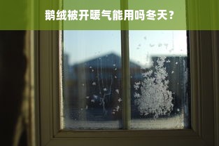 鹅绒被开暖气能用吗冬天？