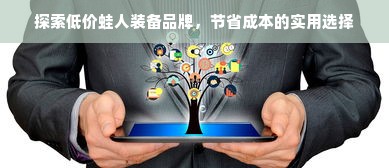 探索低价蛙人装备品牌，节省成本的实用选择