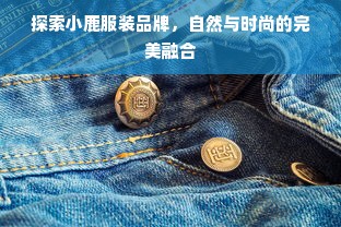 探索小鹿服装品牌，自然与时尚的完美融合