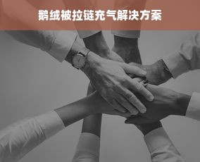 鹅绒被拉链充气解决方案