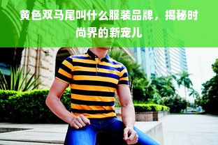 黄色双马尾叫什么服装品牌，揭秘时尚界的新宠儿