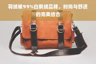 羽绒被99%白鹅绒品牌，时尚与舒适的完美结合