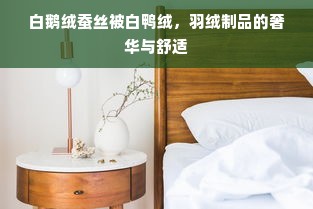 白鹅绒蚕丝被白鸭绒，羽绒制品的奢华与舒适