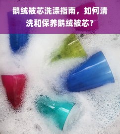 鹅绒被芯洗涤指南，如何清洗和保养鹅绒被芯？