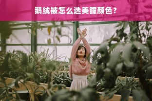 鹅绒被怎么选美瞳颜色？