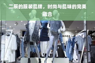 二辰的服装品牌，时尚与品味的完美融合