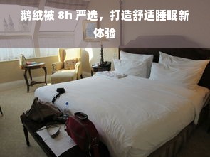 鹅绒被 8h 严选，打造舒适睡眠新体验