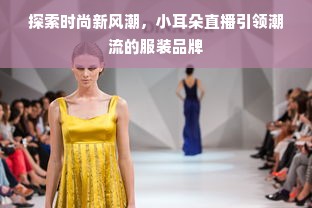 探索时尚新风潮，小耳朵直播引领潮流的服装品牌