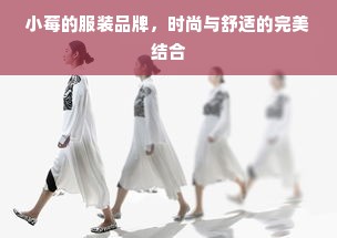 小莓的服装品牌，时尚与舒适的完美结合