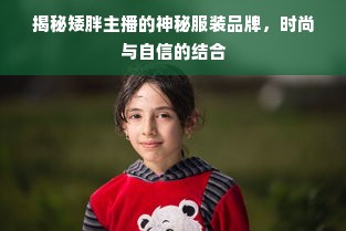 揭秘矮胖主播的神秘服装品牌，时尚与自信的结合