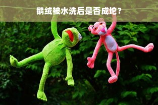 鹅绒被水洗后是否成坨？