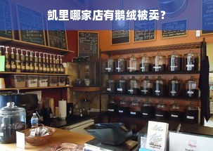 凯里哪家店有鹅绒被卖？