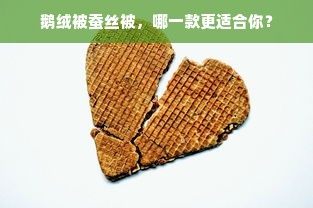 鹅绒被蚕丝被，哪一款更适合你？